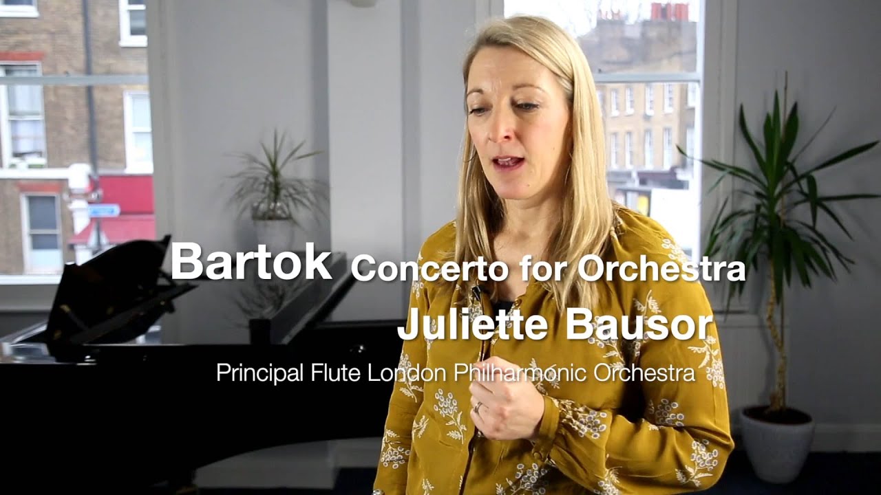 Juliette Bausor demonstrates Bartok Concerto for Orchestra flute solos