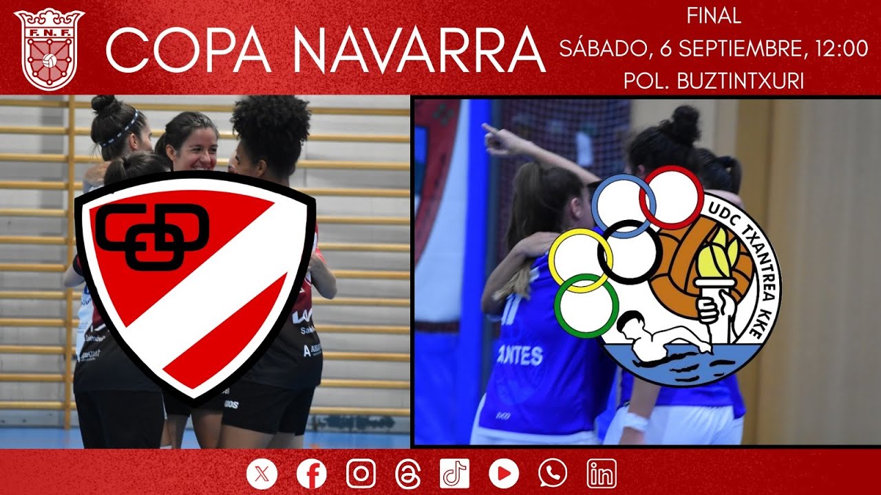 Final VIII Copa Navarra FSF: Lacturale Orvina- UDC Txantrea KKE