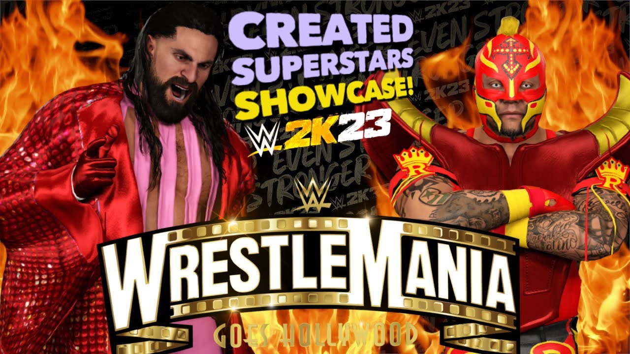 WRESTLEMANIA 39 ATTIRES | WWE 2K23 Created Superstars Showcase Ep.3
