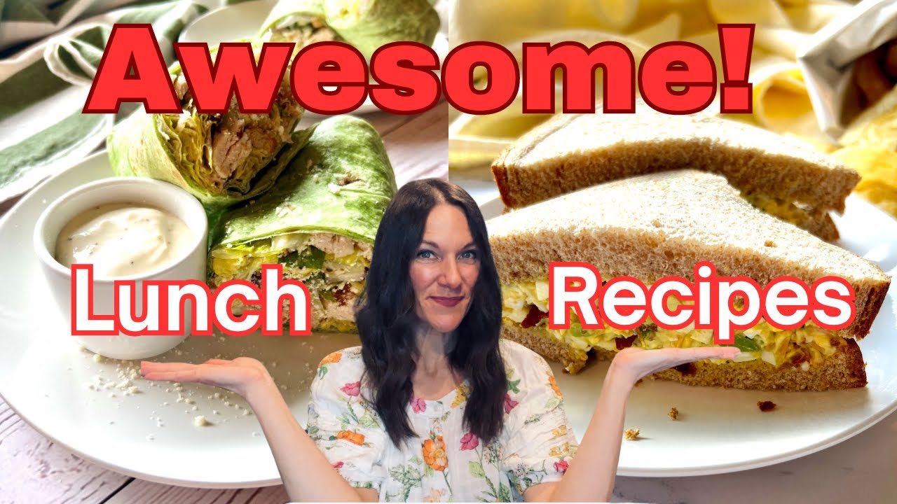 4 INSPIRING lunch IDEAS | PLUS a SPECIAL guest🥰