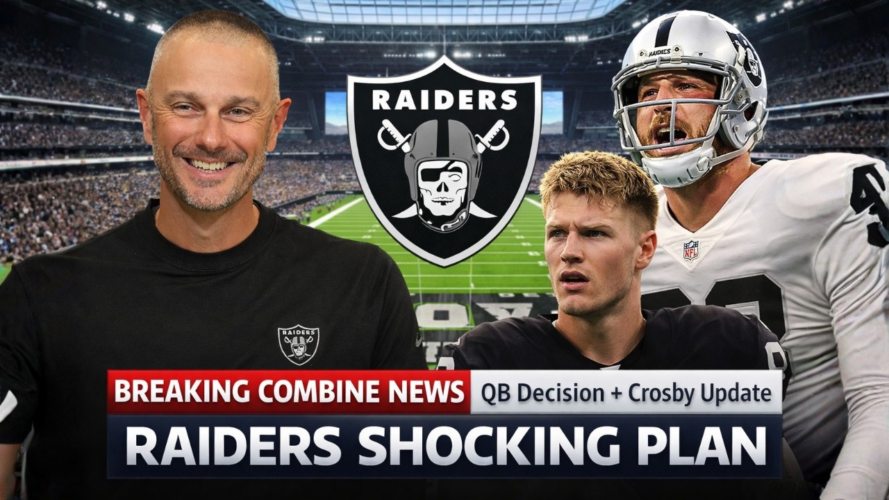 7 minutes ago Raiders SECRET Takeover Plan Leaks at Combine — QB Move CHANGES EVERYTHING