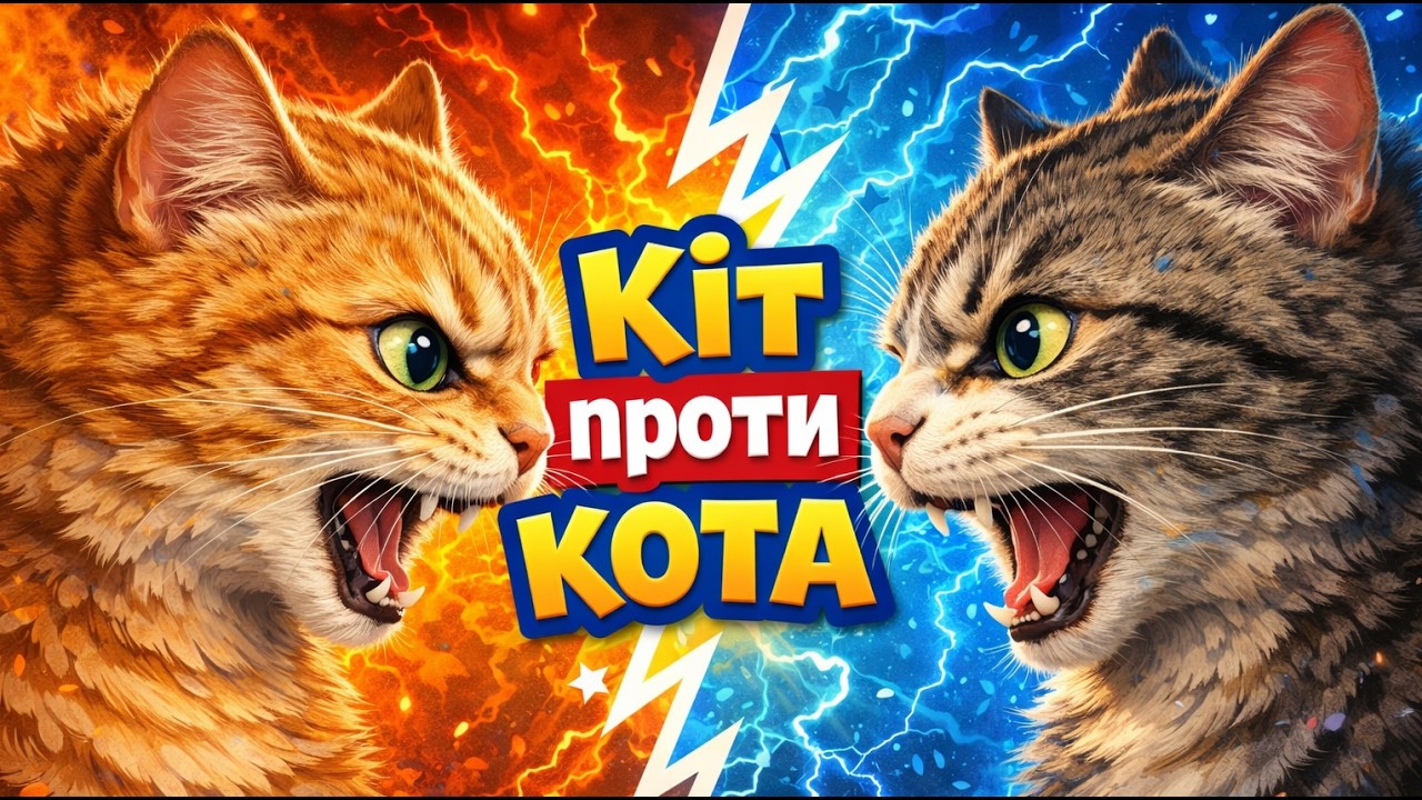 🐱⚡️ Кіт проти кота: 5 хвилин напруги ⚠️😼 і нервів на межі🔥