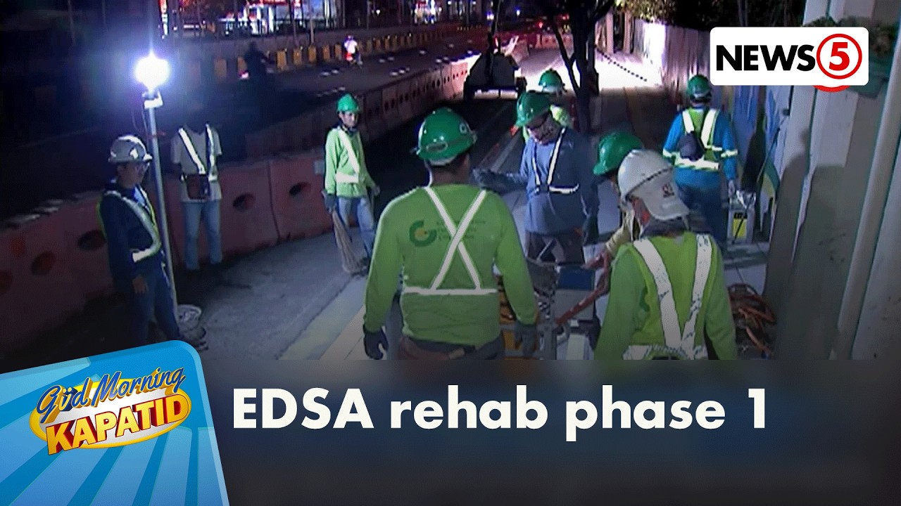 Phase 1 ng EDSA rehab, higit 50% nang tapos | Gud Morning Kapatid