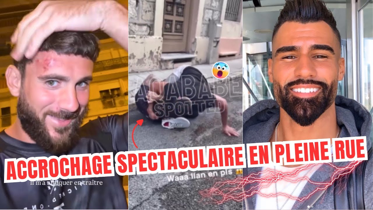 Illan Castronovo et Jonathan Matijas : Accrochage choc en pleine rue &agrave; Nice ! Illan sort du silence