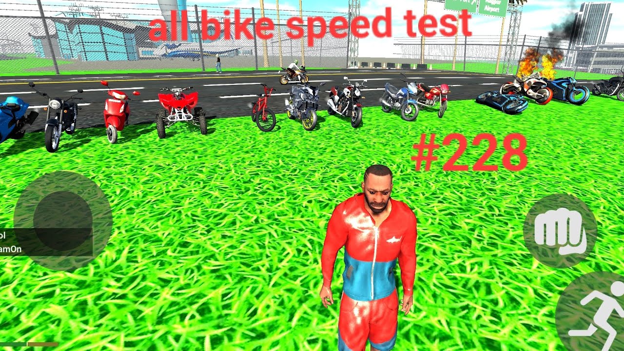 Indian bike driving 3d #228 bike speed test gameplay #bikelover #indianbikedriving3d 