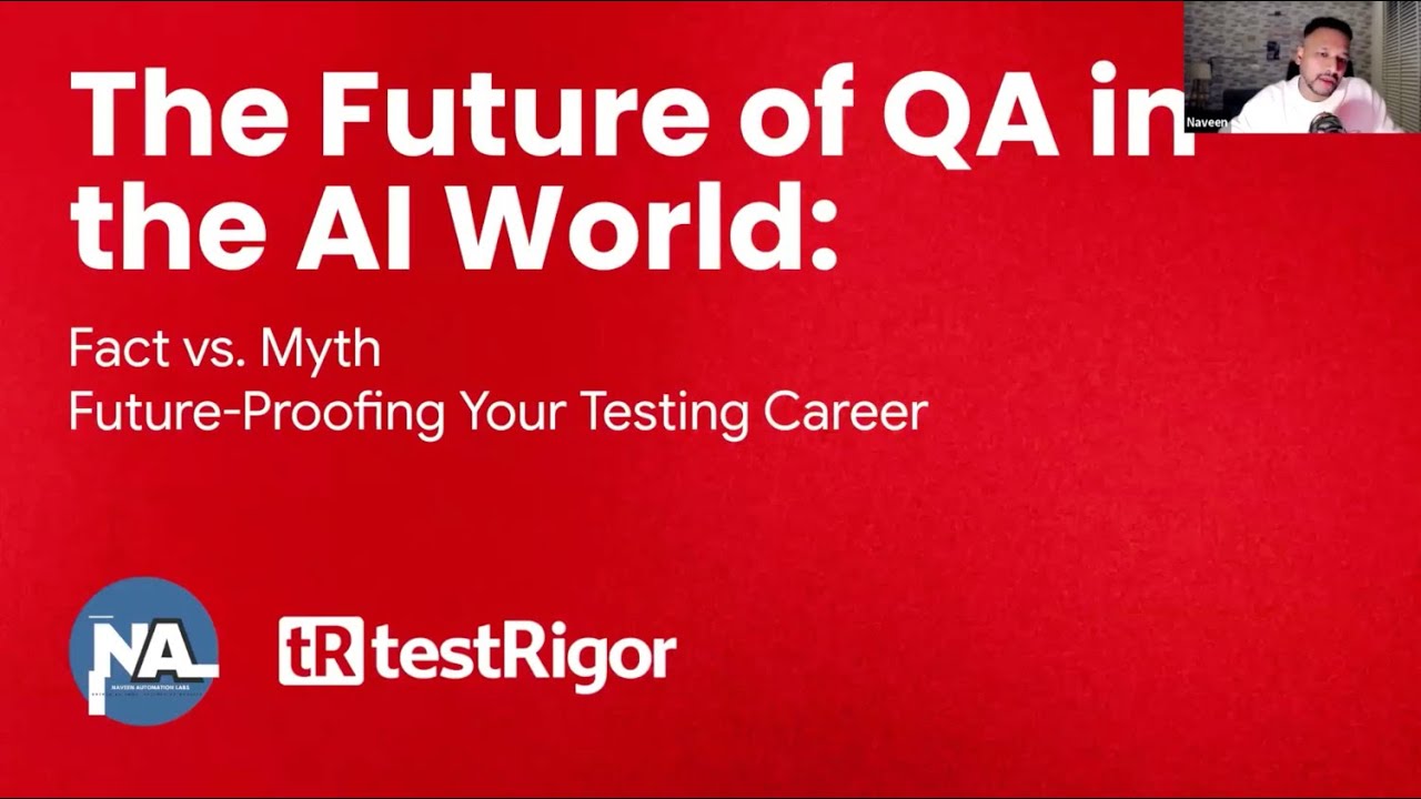 Webinar: Fact vs. Myth. Future-Proofing Your Testing Career