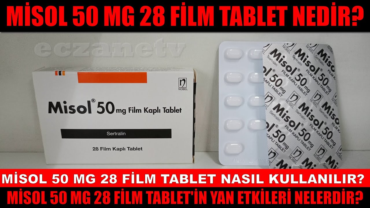 MİSOL 50 MG 28 FİLM TABLET NEDİR? MİSOL 50 MG TABLET'İN YAN ETKİSİ NEDİR? MİSOL NASIL KULLANILIR?