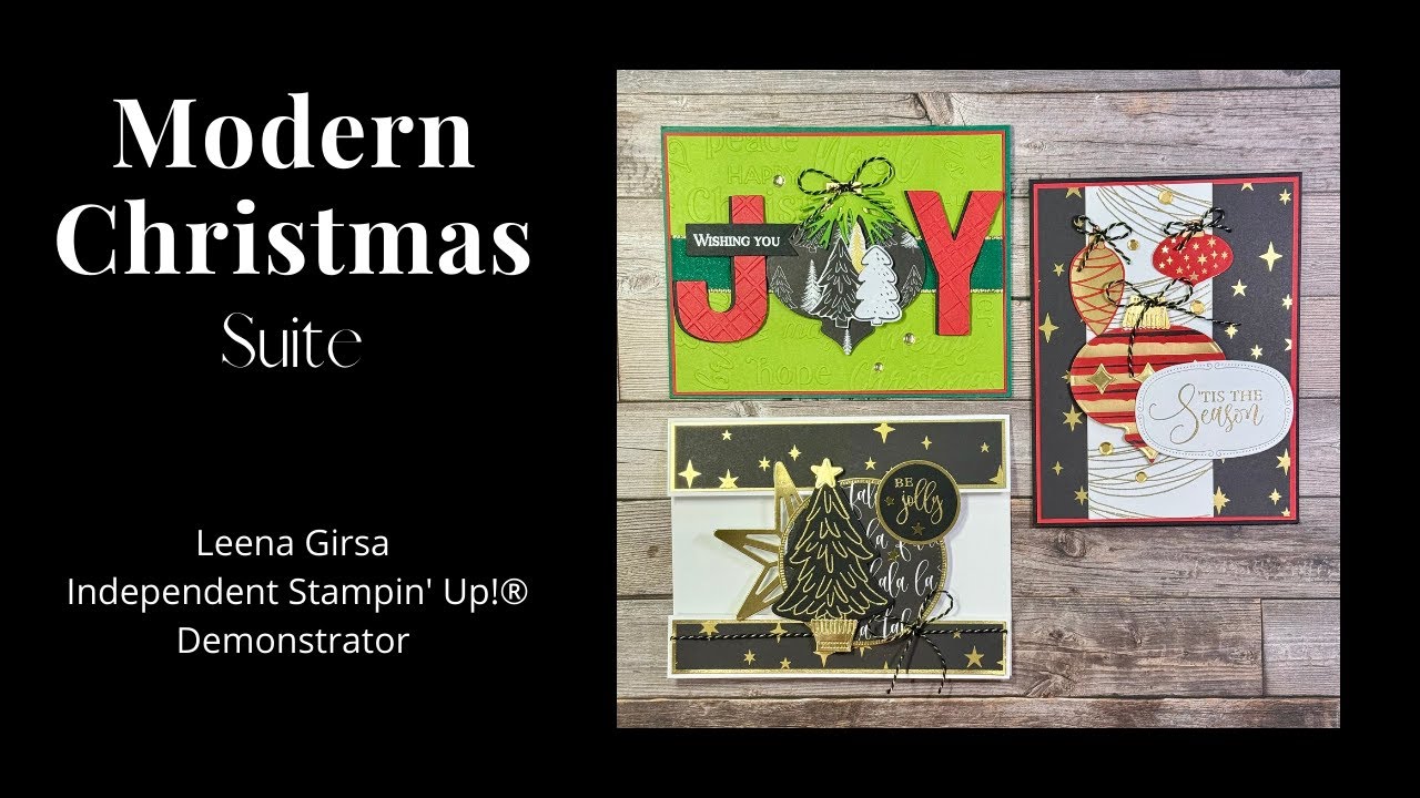 Three Fun and Festive Ideas for the Modern Christmas Suite by Stampin’ Up!®