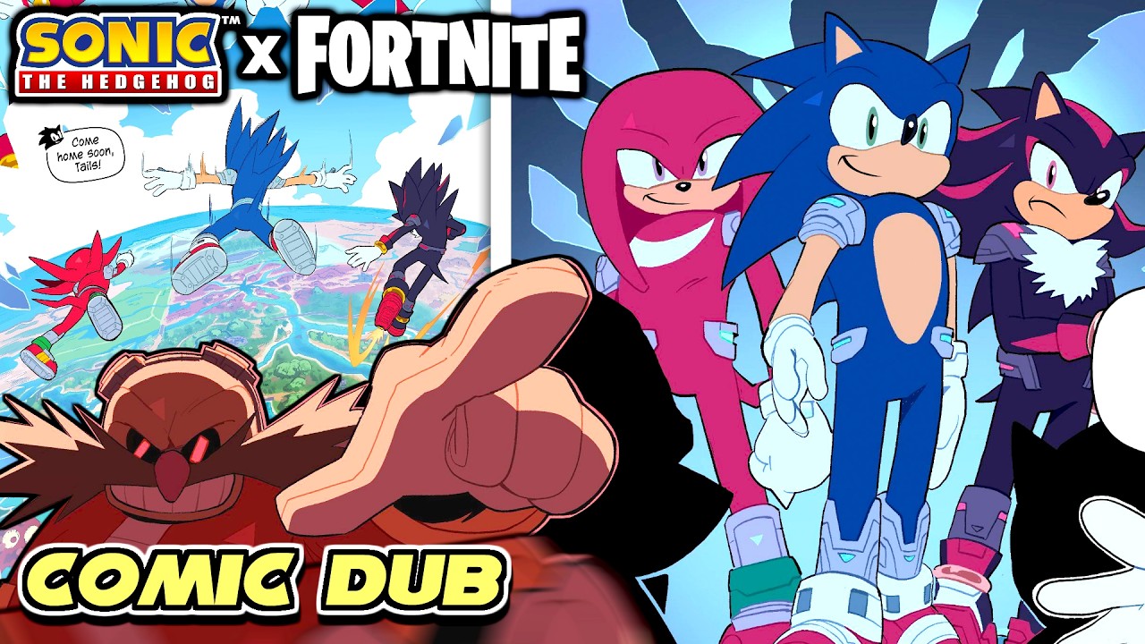 Озвучка комикса Sonic x FORTNITE