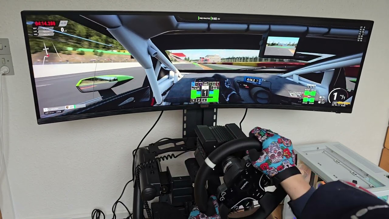 Test of the Moza Racing R12 Wheel Base video