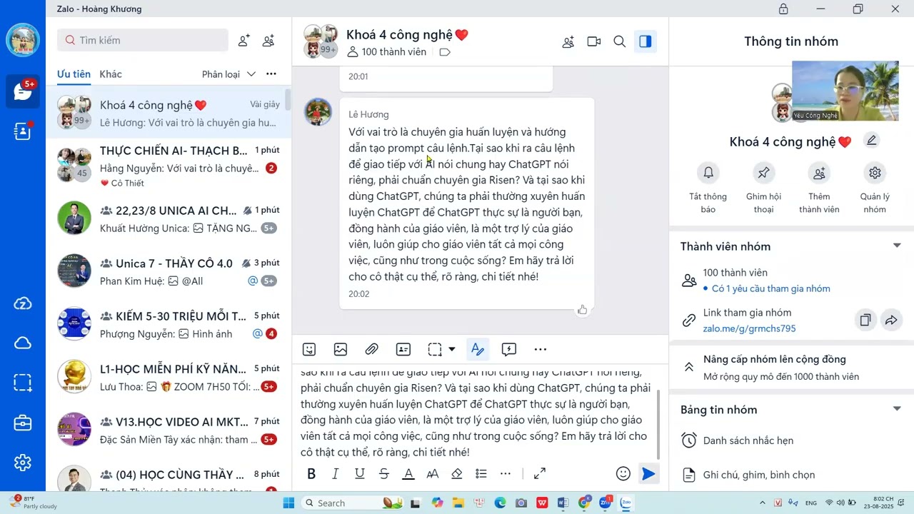 VIDEO GIAO TIẾP VỚI AI  SKKNSIEEU ĐỈNH CÔ KHƯƠNG