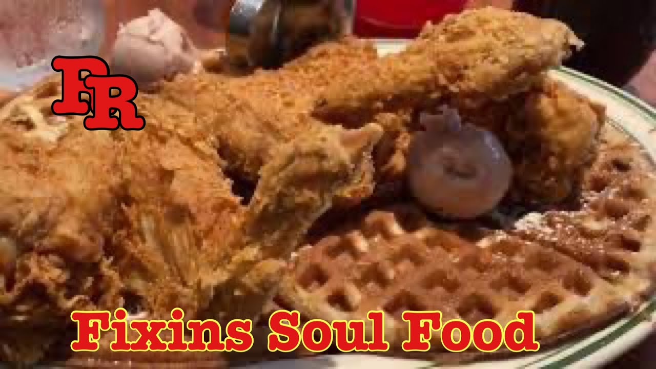 Fixins Soul Food on LA LIVE! Best Chicken & Waffles!