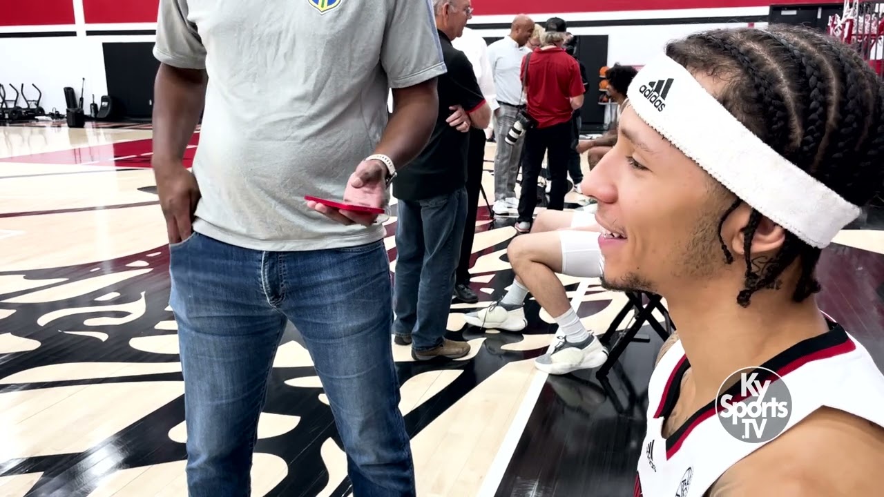 Louisville Cardinals Basketball Tre White - Media Day 2023