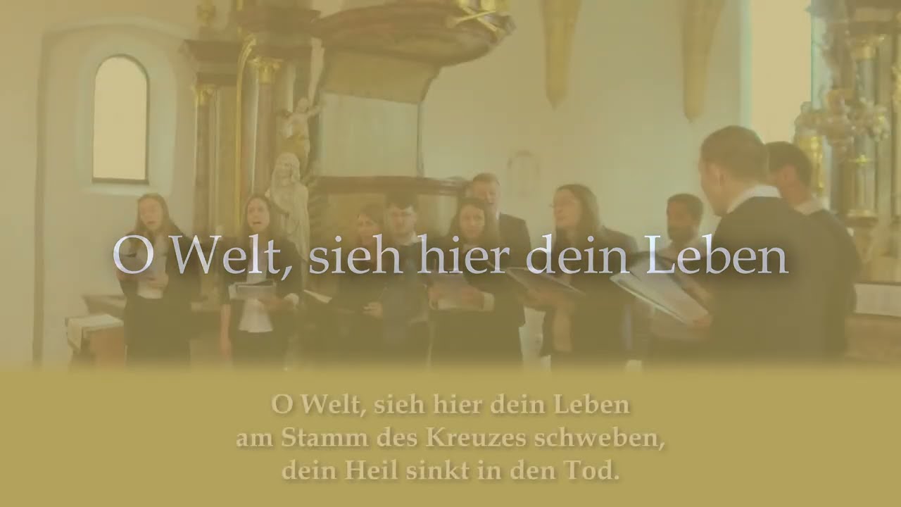 O Welt, sieh hier dein Leben - Chorgesang