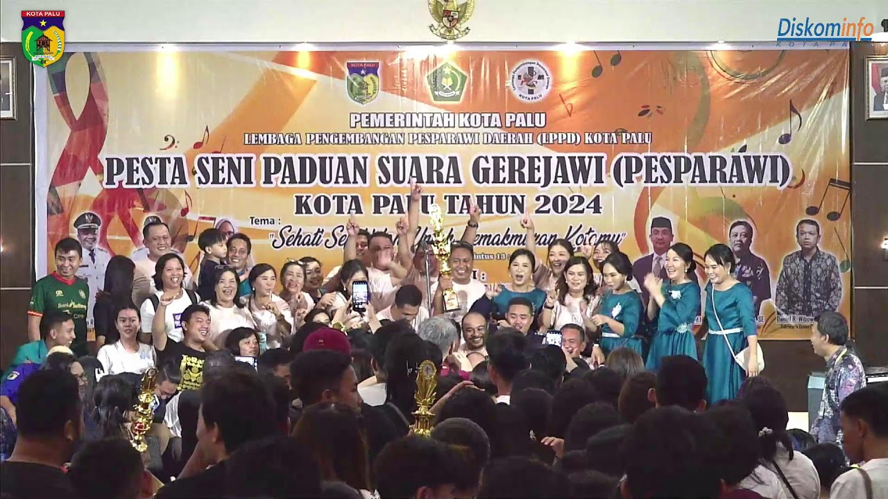 PESTA SENI PADUAN SUARA GEREJAWI (PESPARAWI) KOTA PALU 2024 , SELASA 12 MARET 2024