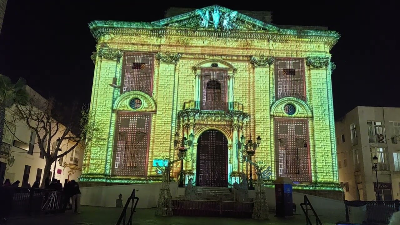 Proyección Video Mapping Navidad Chiclana 2022