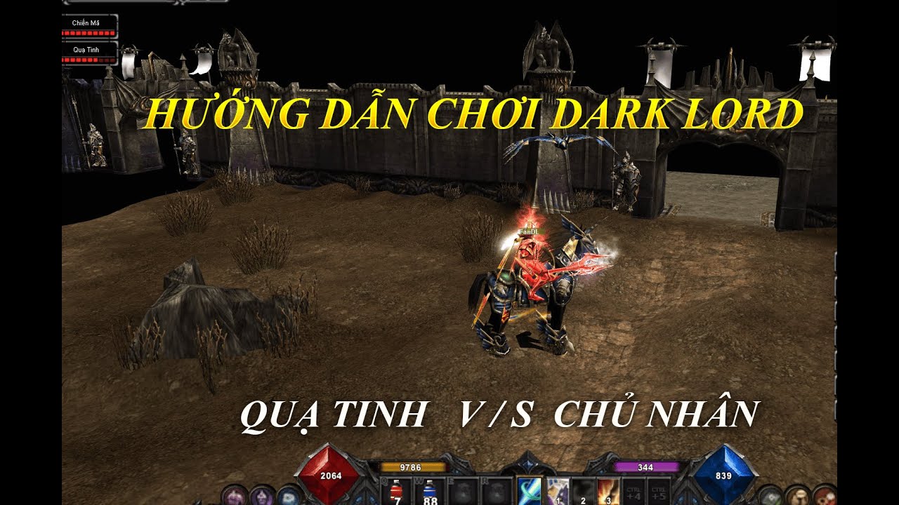 MuOnline | Hướng Dẫn Chơi Nhân Vật Dark Lord
