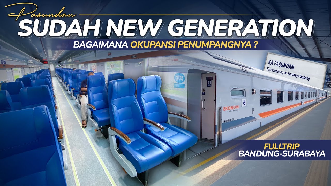 Keretanya Sudah Bagus, Tapi Kok Masih Gini?☹️Trip Bandung - Surabaya Naik KA Pasundan New Generation