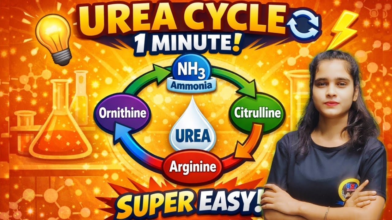 Urea Cycle Explained in Hindi | D.Pharma 2nd Year Biochemistry | Exam Oriented