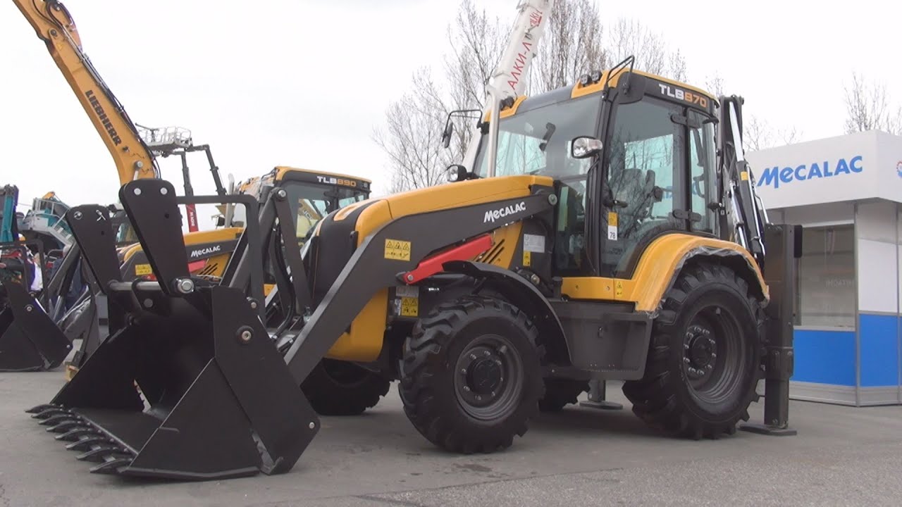 Mecalac TLB870 Backhoe Loader (2022) Exterior and Interior