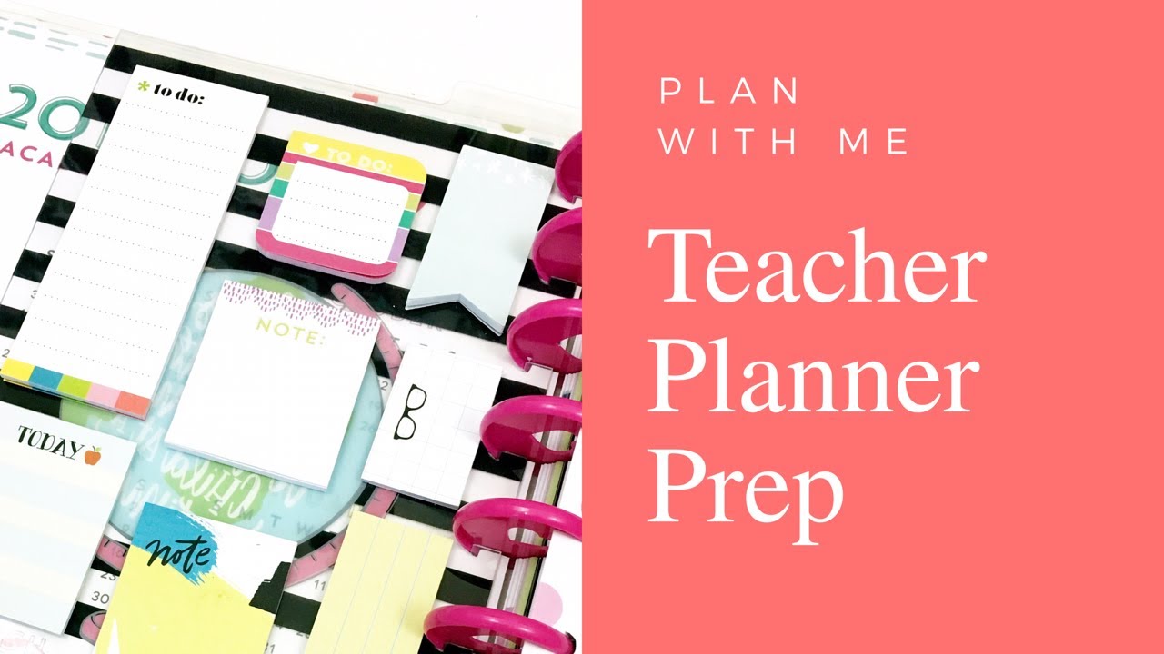 Setting Up my NEW Happy Planner® Teacher Planner