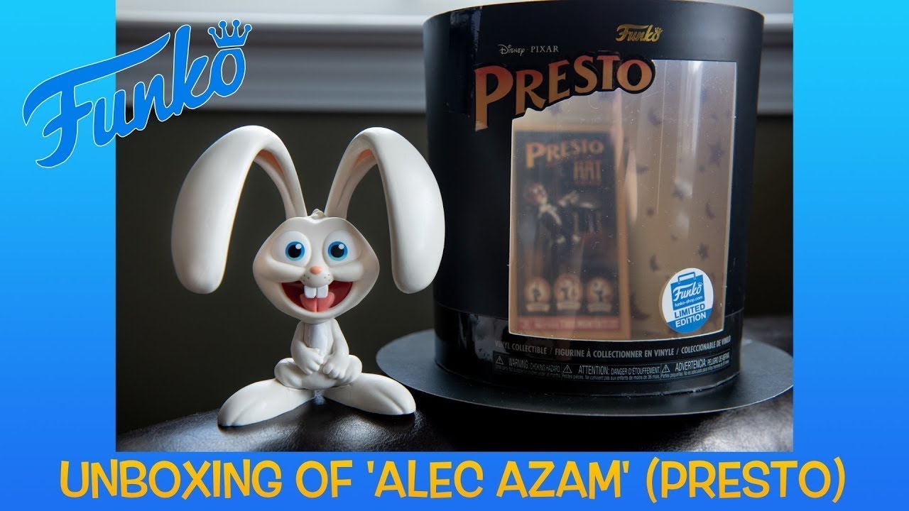 Pixar's 'Presto' Alec Azam Funko Limited Edition Vinyl Figure Unboxing and Review
