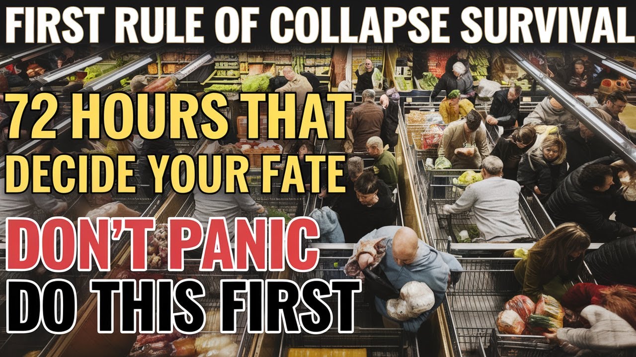 10 Survival Things You Must Do in The First 72 Hours After Collapse