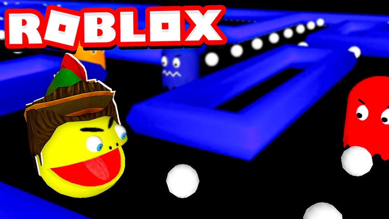VIDA DE PACMAN POR 1 DIA!! COMER TUDO PARA GANHAR NO ROBLOX!!