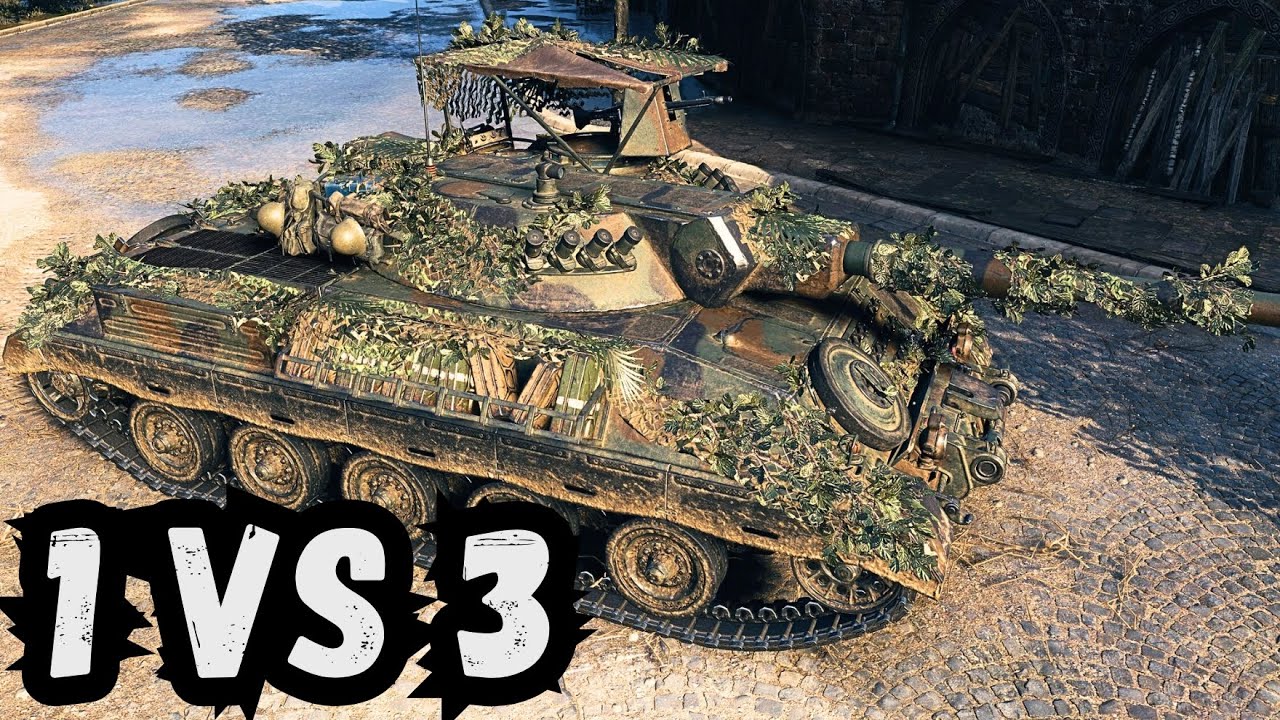 Wot 2.0 Rhm Pzw 1 vs 3 Great Use of a Light Tank
