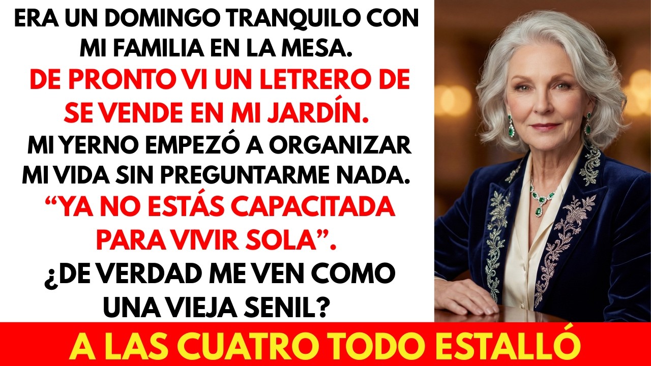 Me llamó senil… y vendía mi casa a su nombre.