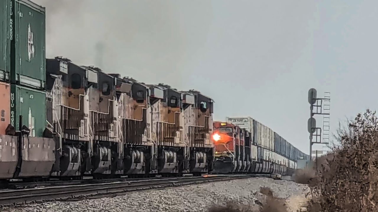 Two Trains Meet at 50 mph, on the SAME Track!!
