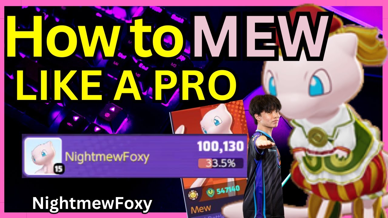 How to MEW like a PRO in Top 50 Rank | MEW Pokemon Unite