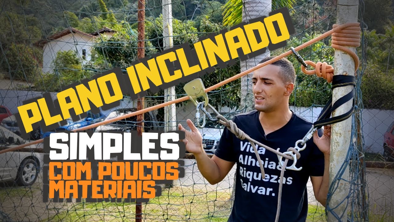 Como Montar um PLANO INCLINADO com POUCO MATERIAL