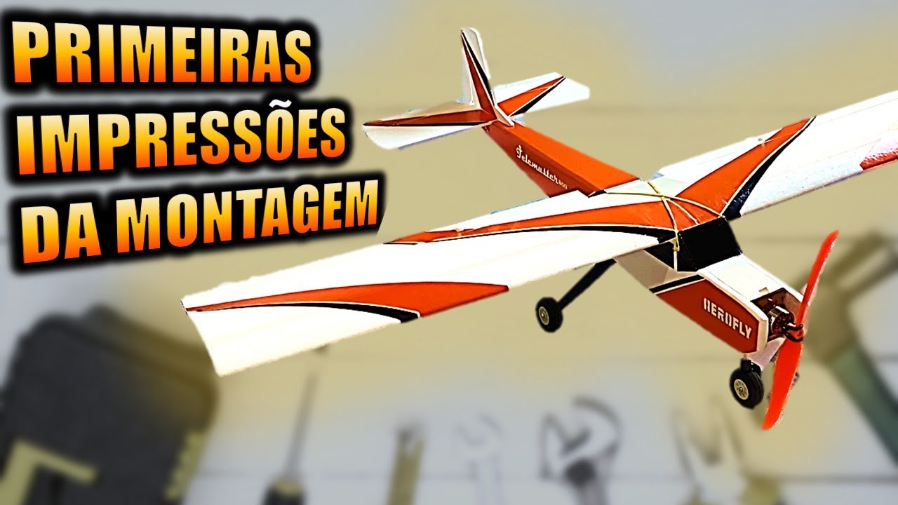 Primeiras impressões da montagem do aeromodelo de iniciante TELEMASTER AEROFLY