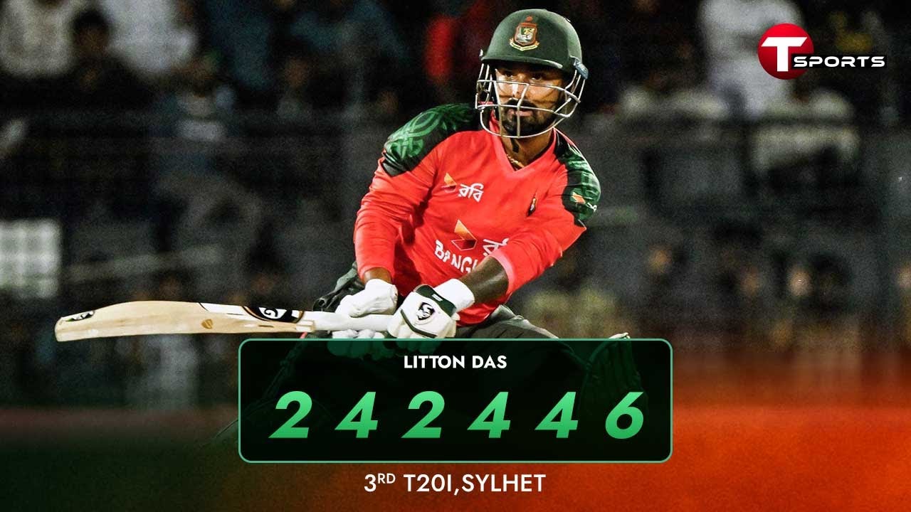 Litton scored 22 runs in one over off Daniel Doram | Litton Das | T Sports