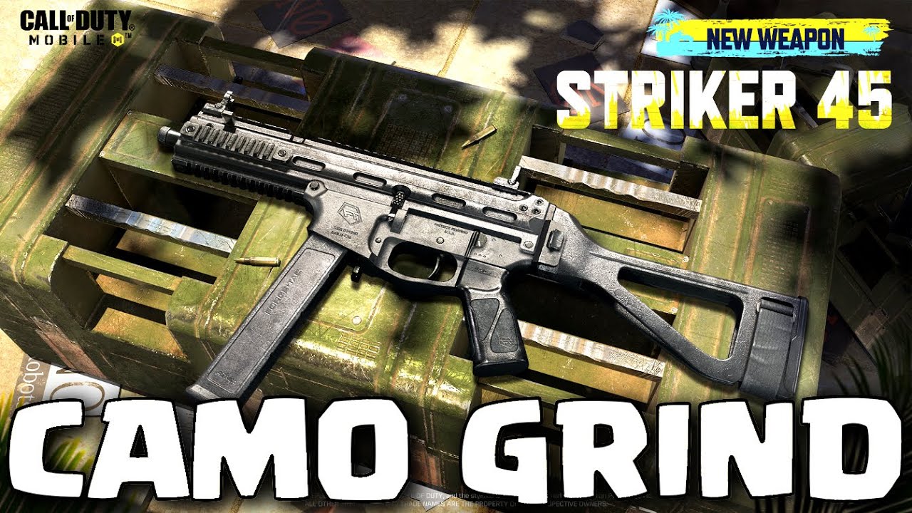 NEW STRIKER 45 SMG Camo Grind in CoD Mobile