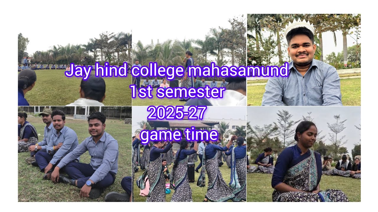 Jay hind college mahasamund 1st semester 2025-27 game time 😁!! 