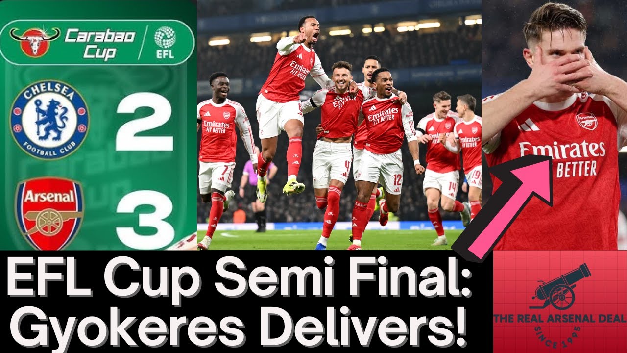 Arsenal One Step From Wembley! Arsenal 3-2 Chelsea Reaction | EFL Cup Semi-Final