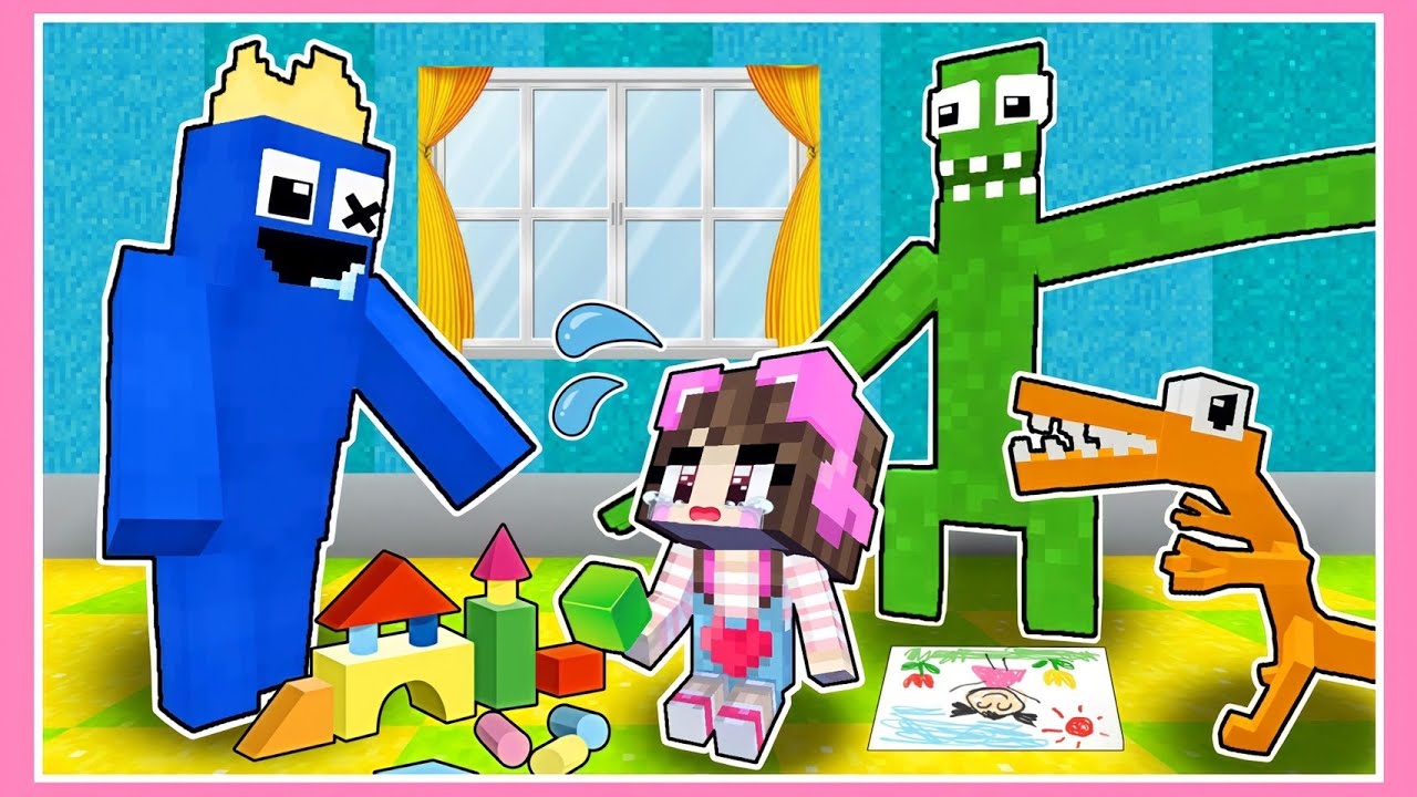 保育園に人を襲うモンスター『レインボーフレンズ』がやってきた😱💦【マイクラ / マインクラフト / Minecraft】【たまちゃん】