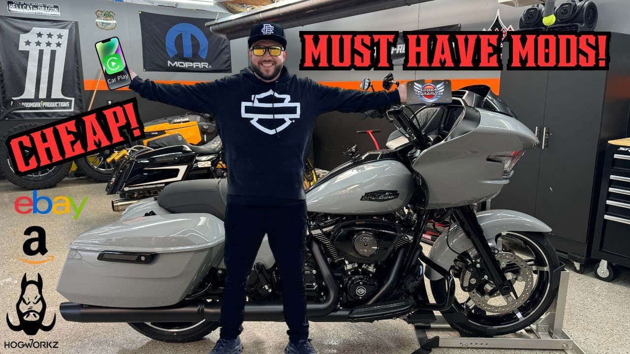 5 MUST HAVE MODS FOR YOUR 2024 HARLEY DAVIDSON ROAD GLIDE! *AFFORDABLE*