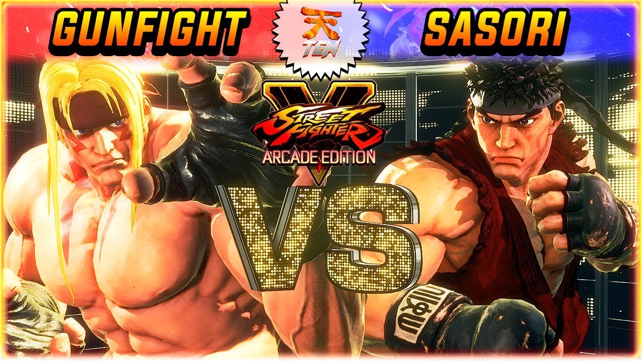 SFV AE ✪ GUNFIGHT (#1 Online ALEX) vs SASORI (#3 Online RYU) | Ranked Match ✪ SF5 TenSFV