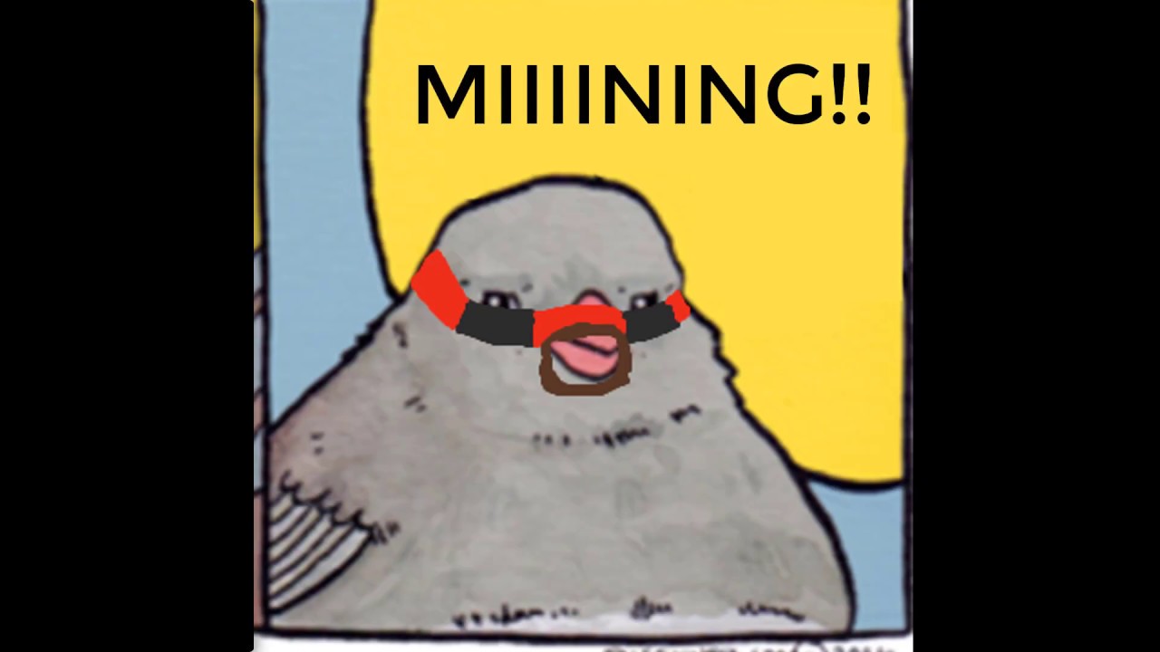 Minecraft parody bird meme