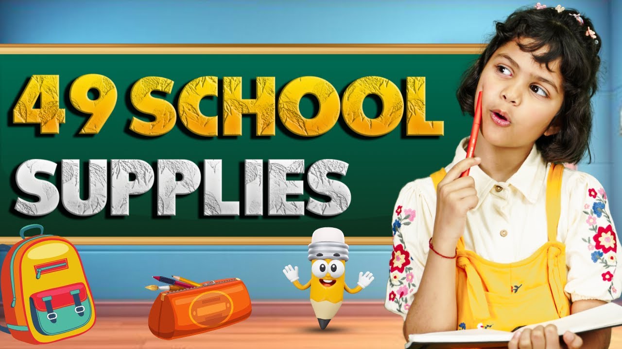 49 School supplies vocabulary | Learn English with Adi | Adi Keshari Connection