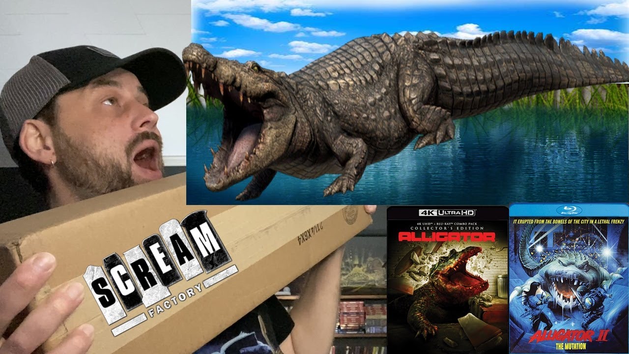 Scream Factory Unboxing & Menu Screens | Alligator 4K | Alligator 2 Blu-Ray |