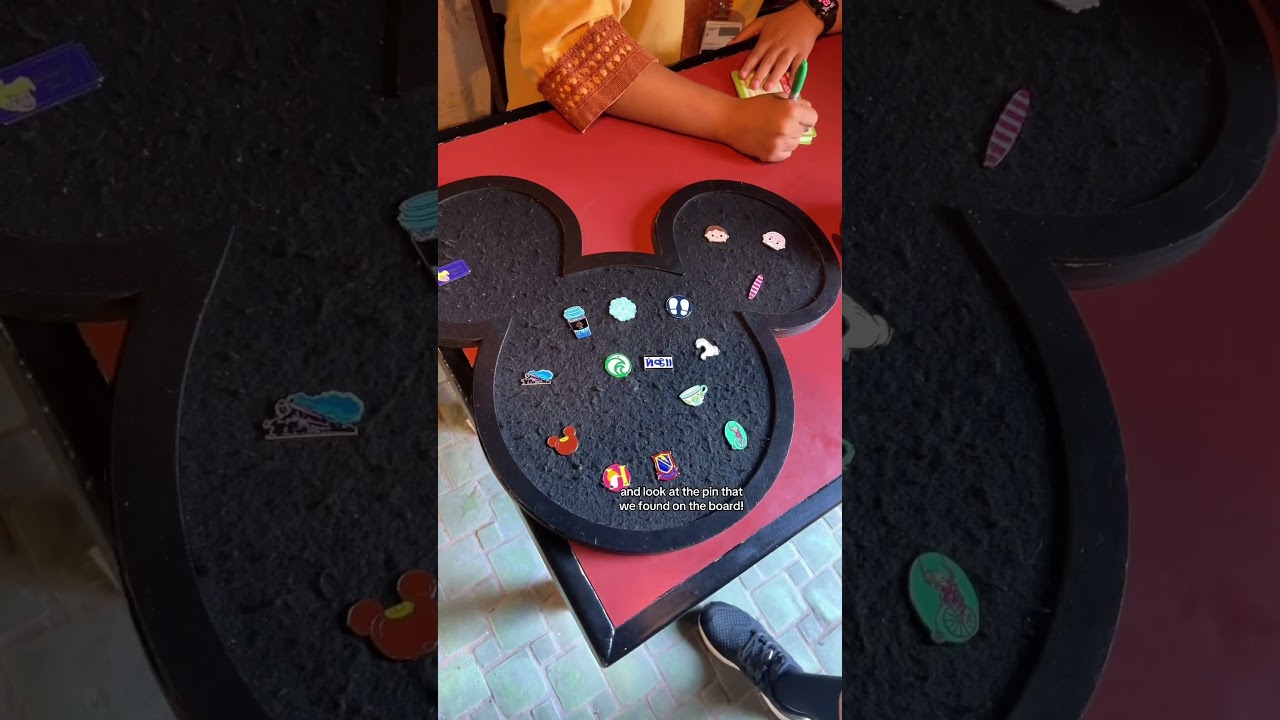 Found an INTERESTING Disney pin on the pin trading board&hellip;🤨