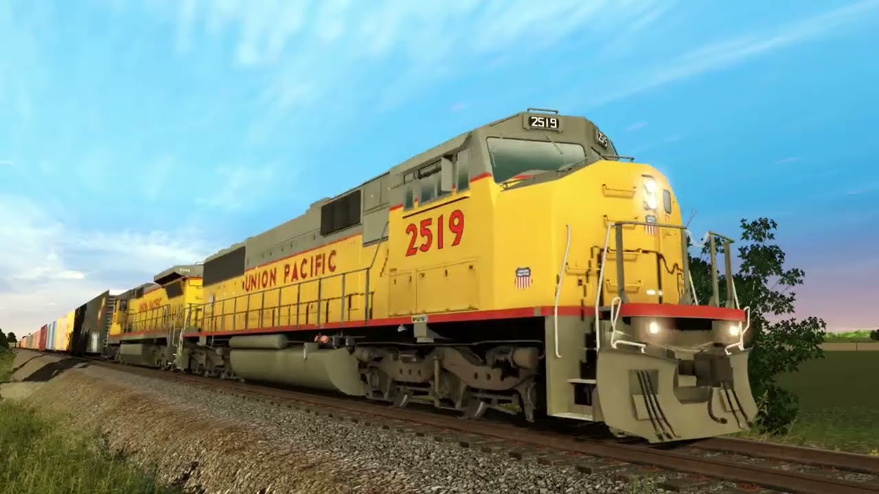 Trainz Simulator 2022 Railfanning UP's Salina Subdivision