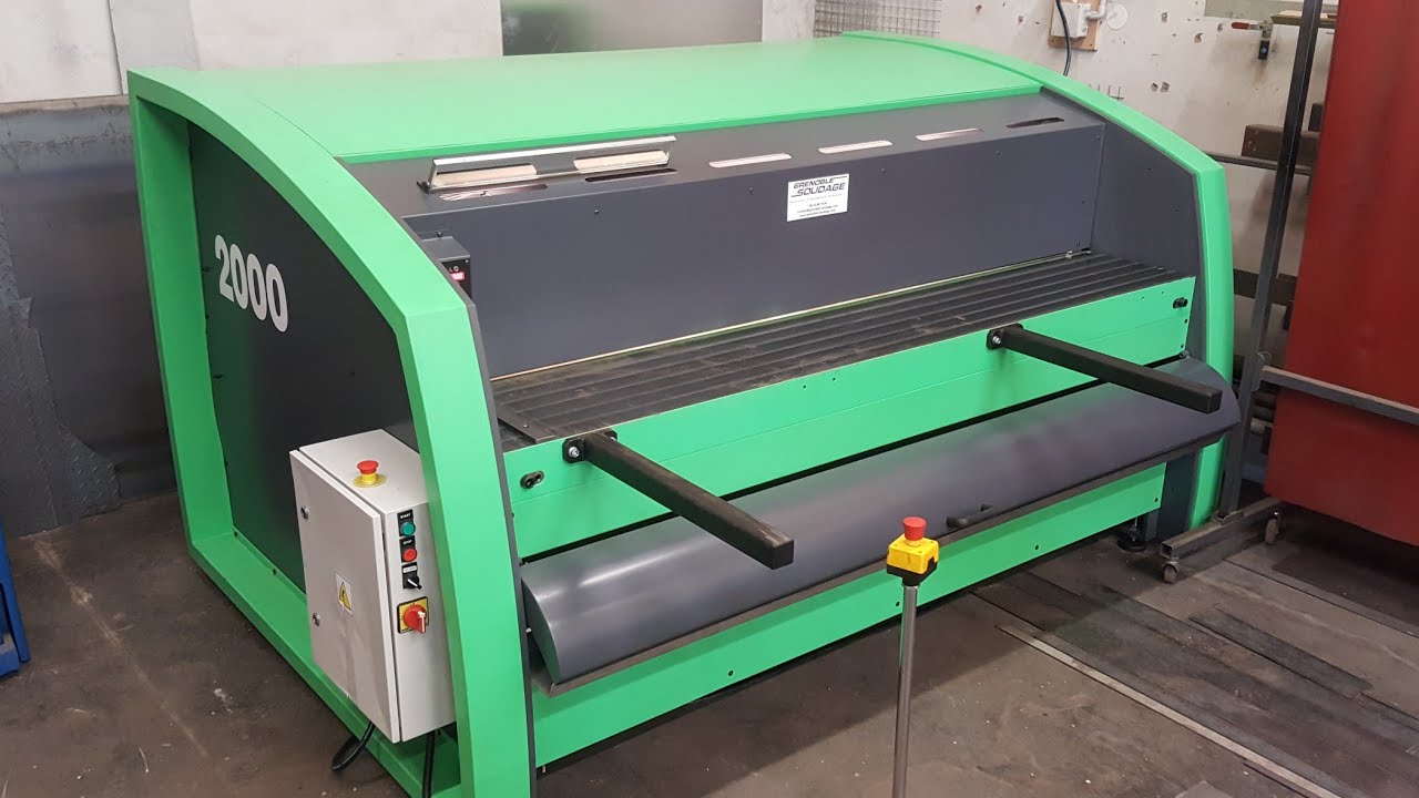 Cisaille guillotine électrique GS2000S