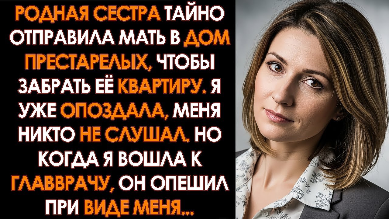 Родная сестра подделала документы и отправила маму в дом престарелых  Она не знала, что главврач...