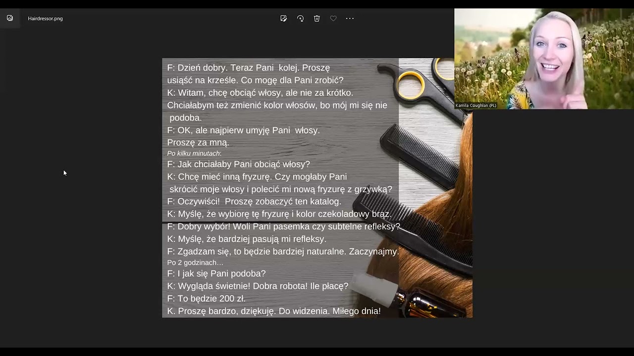 Learn Polish #272 Salon fryzjerski - Hairdressing salon