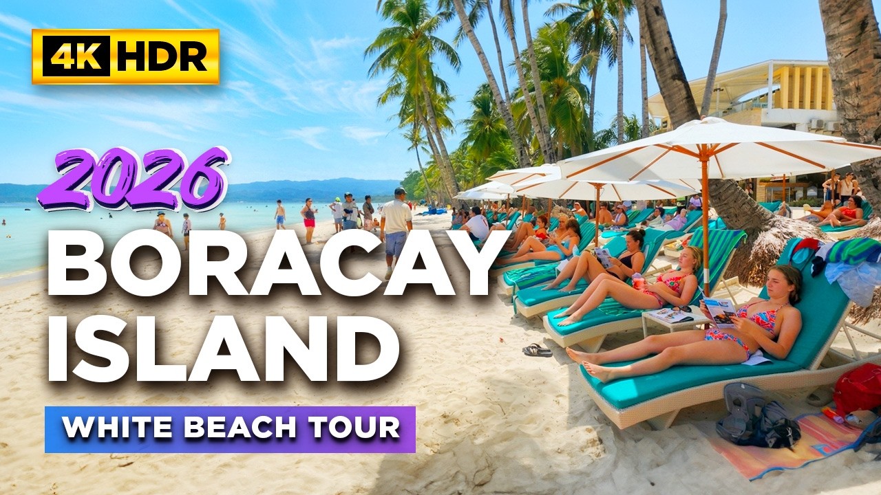 BORACAY 2026 Full Beach Tour | Complete Walkthrough from Station 1 to 3 | Boracay Island Philippines